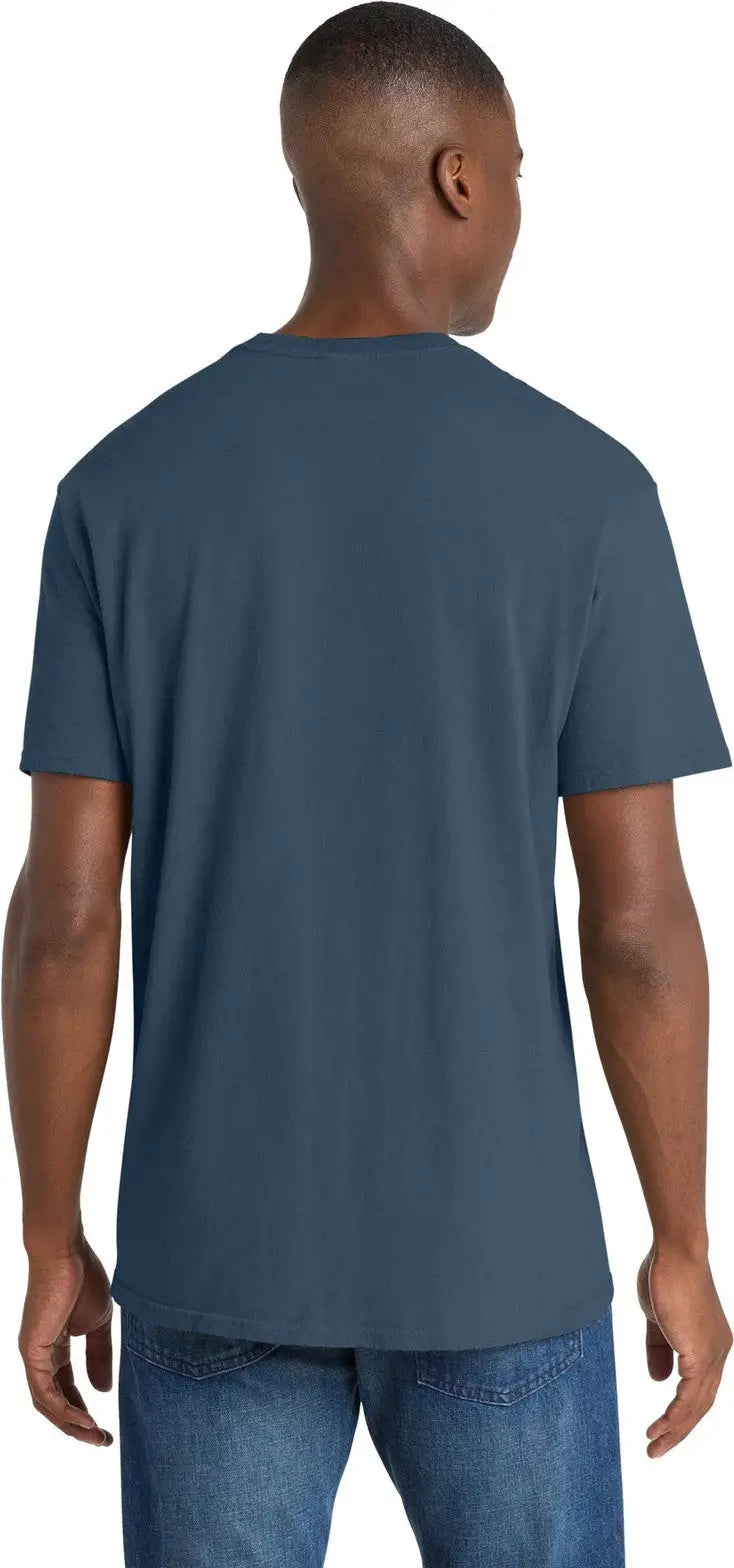 Port & Company Pc099 co Beach Wash Garment-dyed Tee - Denim Blue