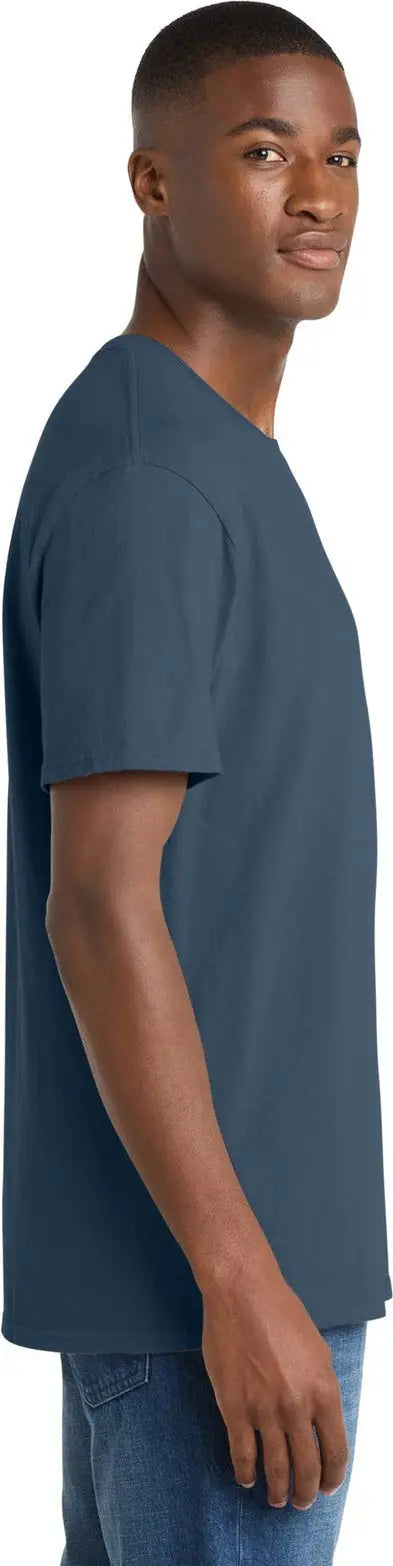 Port & Company Pc099 co Beach Wash Garment-dyed Tee - Denim Blue