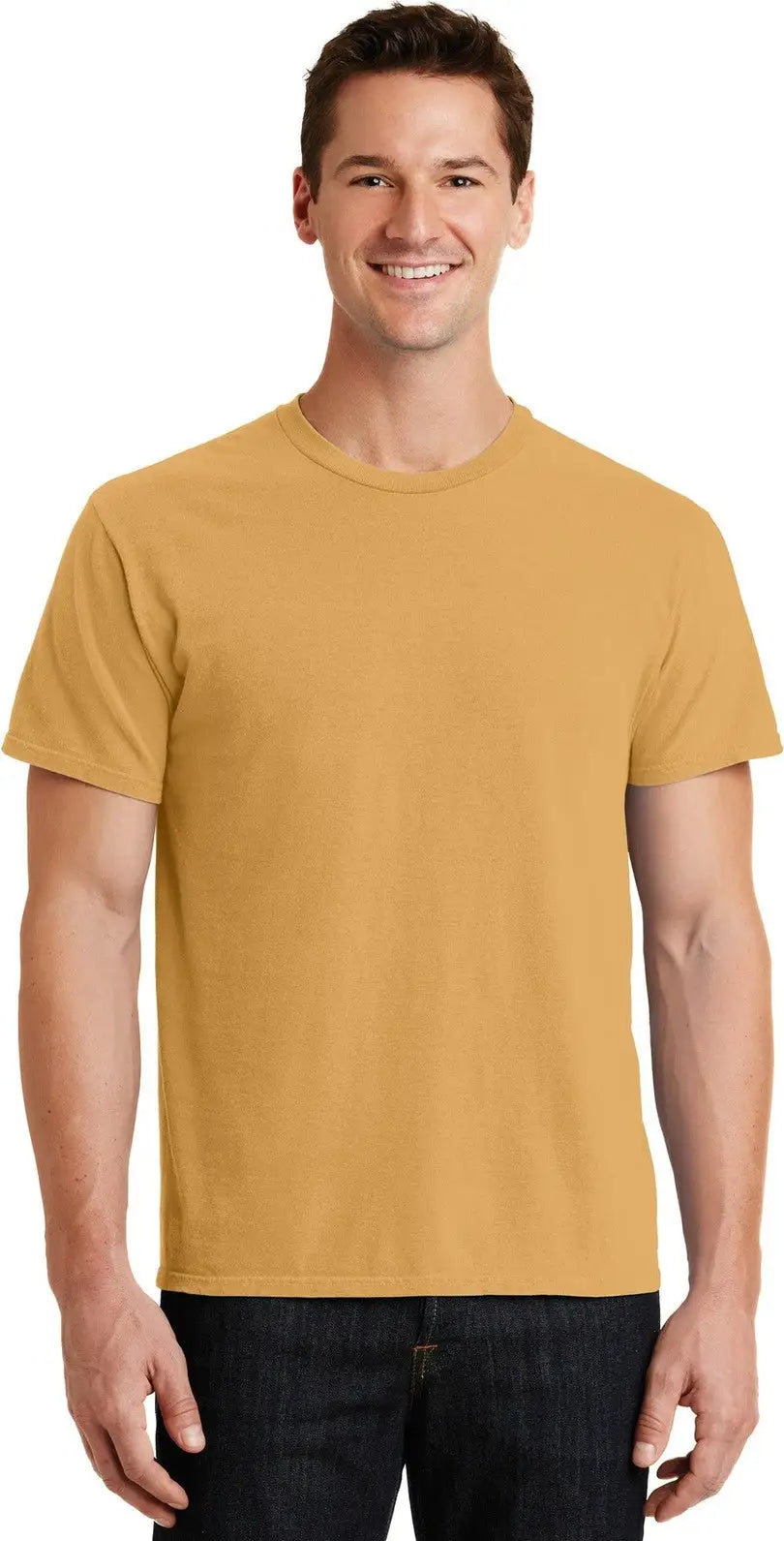Port & Company Pc099 co Beach Wash Garment-dyed Tee - Dijon - Adult s