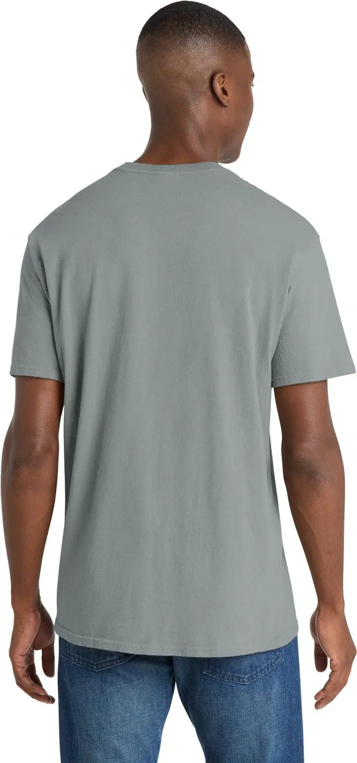 Port & Company Pc099 co Beach Wash Garment-dyed Tee - Dove Gray