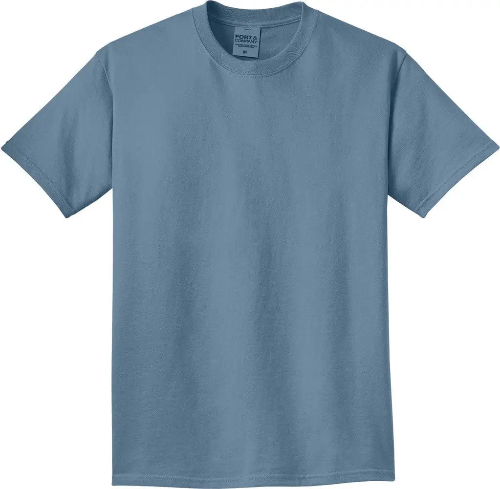 Port & Company Pc099 co Beach Wash Garment-dyed Tee - Faded Denim