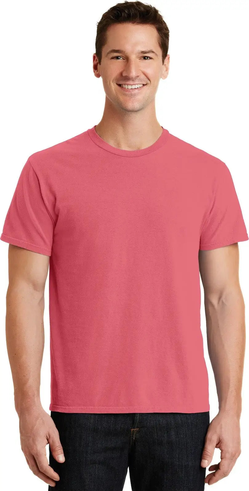 Port & Company Pc099 co Beach Wash Garment-dyed Tee - Fruit Punch - Adult s