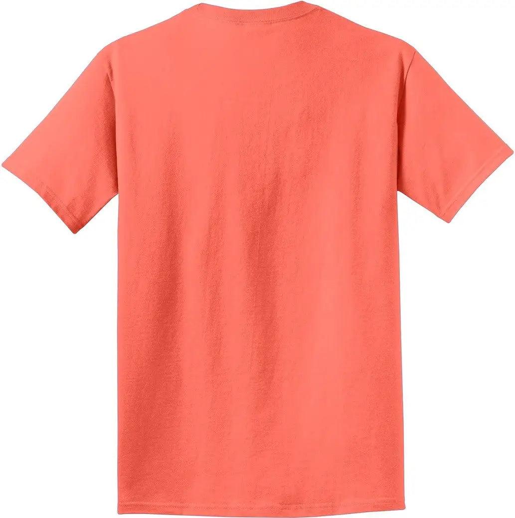Port & Company Pc099 co Beach Wash Garment-dyed Tee - Neon Coral