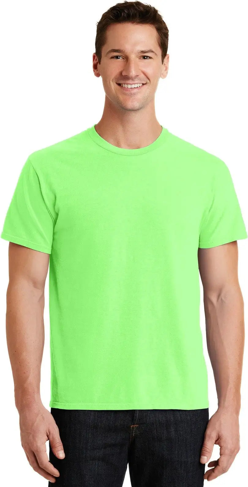 Port & Company Pc099 co Beach Wash Garment-dyed Tee - Neon Green