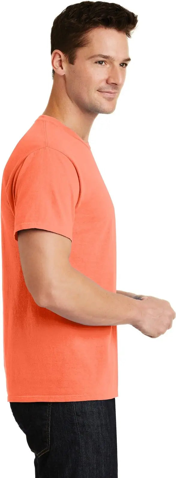 Port & Company Pc099 co Beach Wash Garment-dyed Tee - Neon Orange