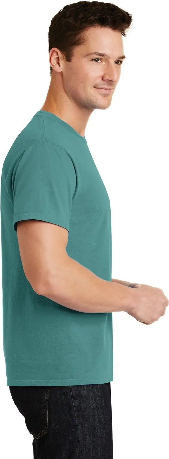 Port & Company Pc099 co Beach Wash Garment-dyed Tee - Peacock