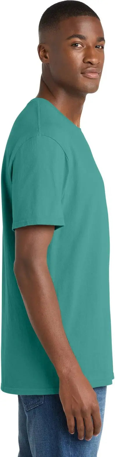 Port & Company Pc099 co Beach Wash Garment-dyed Tee - Peacock