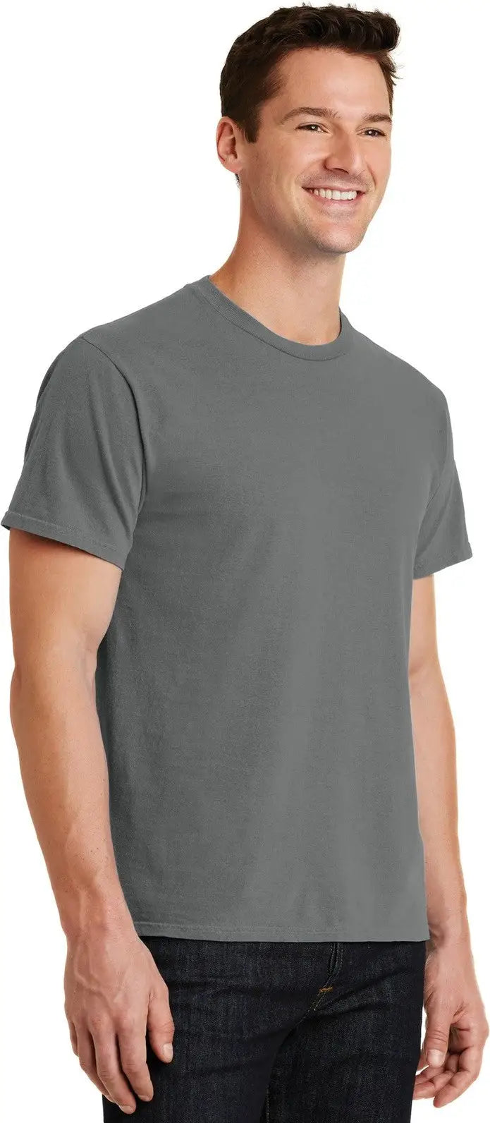 Port & Company Pc099 co Beach Wash Garment-dyed Tee - Pewter