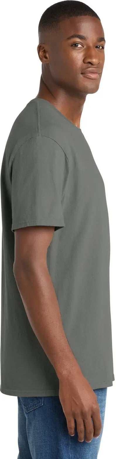 Port & Company Pc099 co Beach Wash Garment-dyed Tee - Pewter