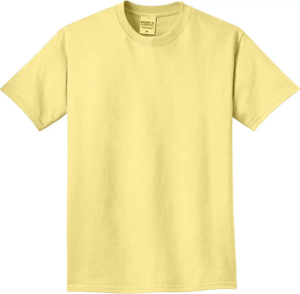 Port & Company Pc099 co Beach Wash Garment-dyed Tee - Popcorn