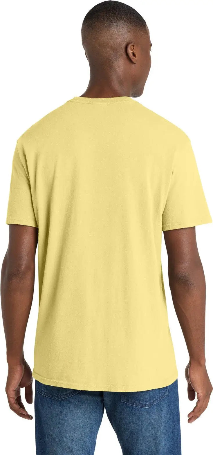 Port & Company Pc099 co Beach Wash Garment-dyed Tee - Popcorn