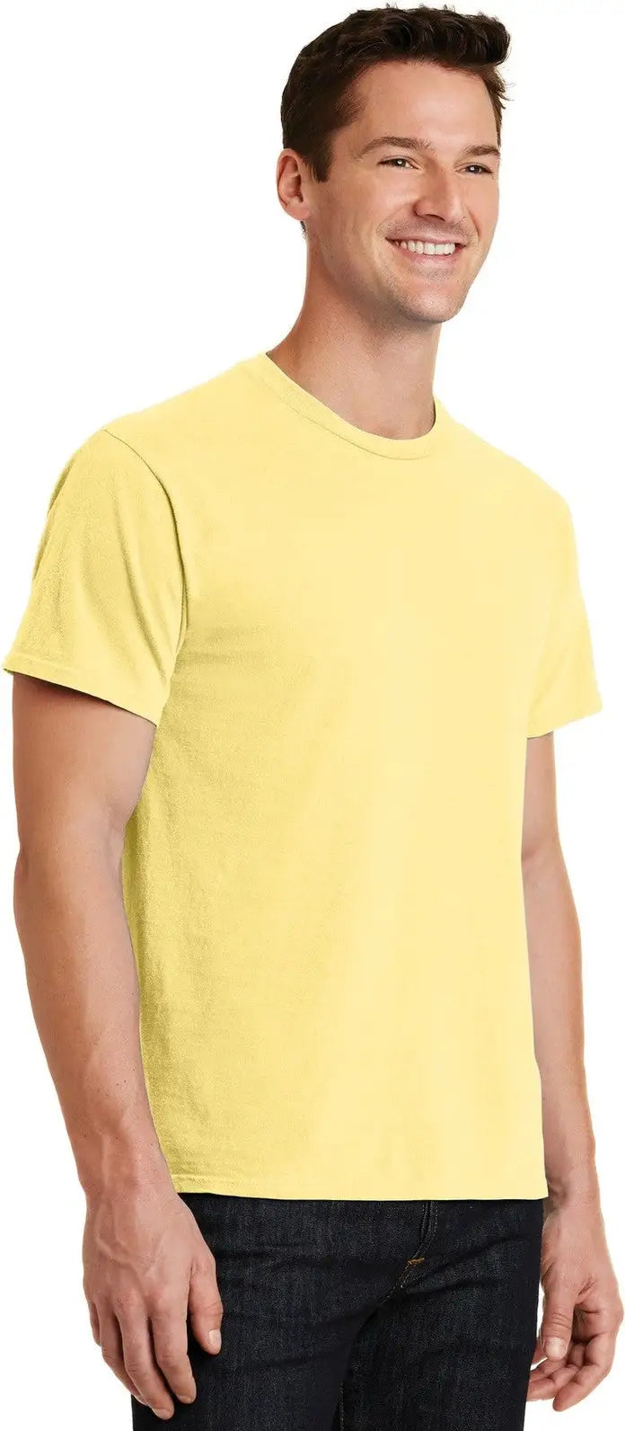 Port & Company Pc099 co Beach Wash Garment-dyed Tee - Popcorn