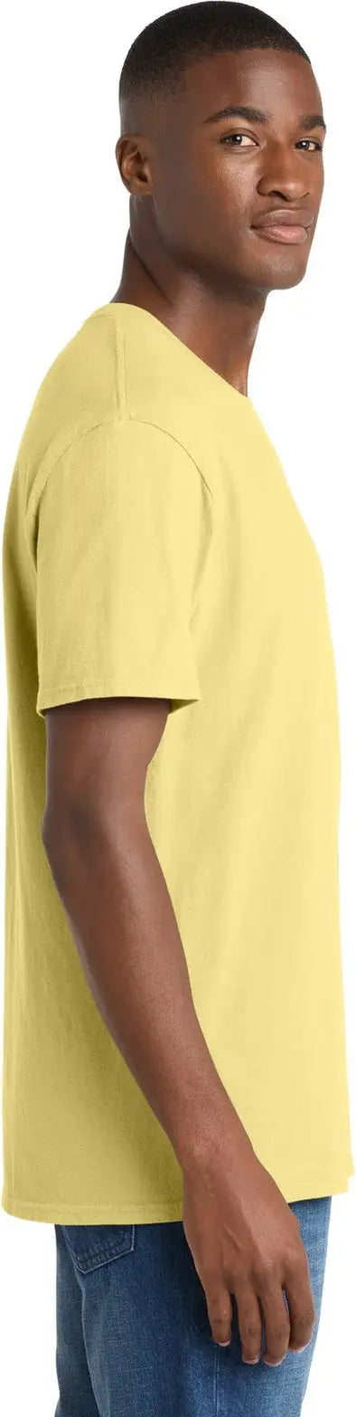 Port & Company Pc099 co Beach Wash Garment-dyed Tee - Popcorn