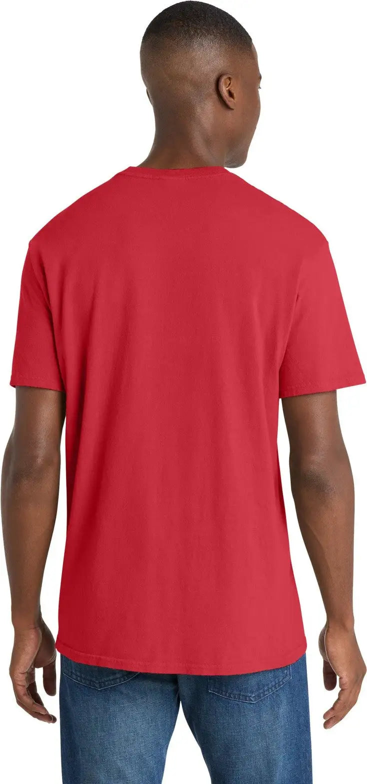 Port & Company Pc099 co Beach Wash Garment-dyed Tee - Poppy