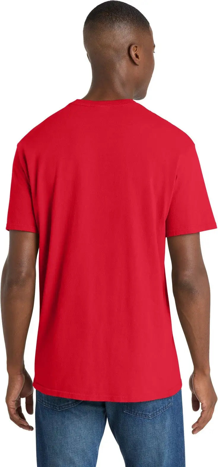 Port & Company Pc099 co Beach Wash Garment-dyed Tee - Red