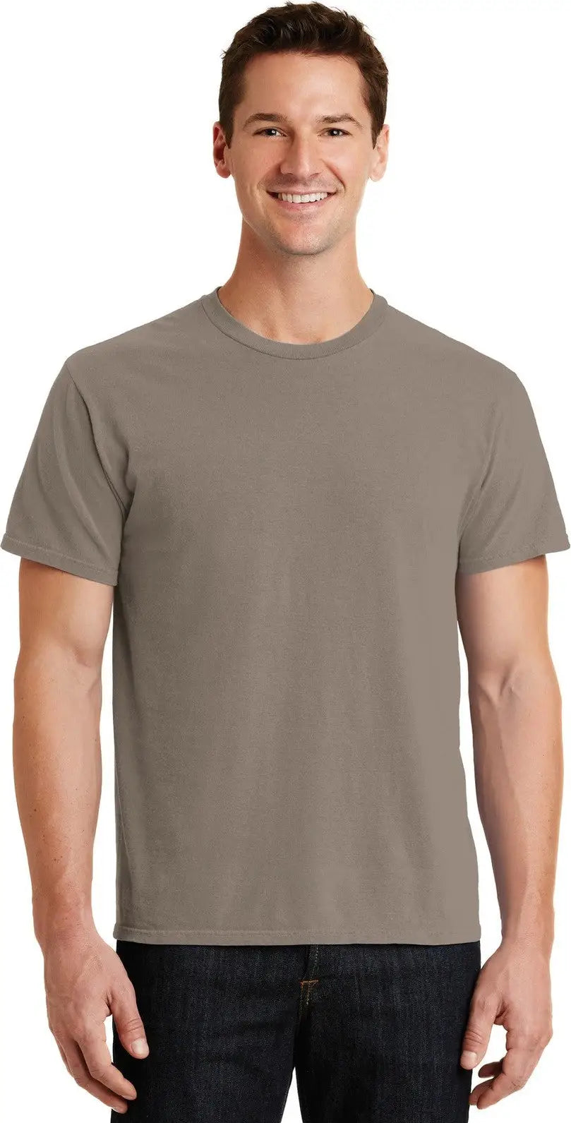 Port & Company Pc099 co Beach Wash Garment-dyed Tee - Taupe - Adult s