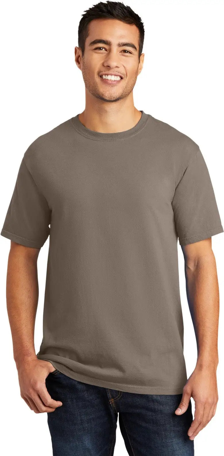 Port & Company Pc099 co Beach Wash Garment-dyed Tee - Taupe