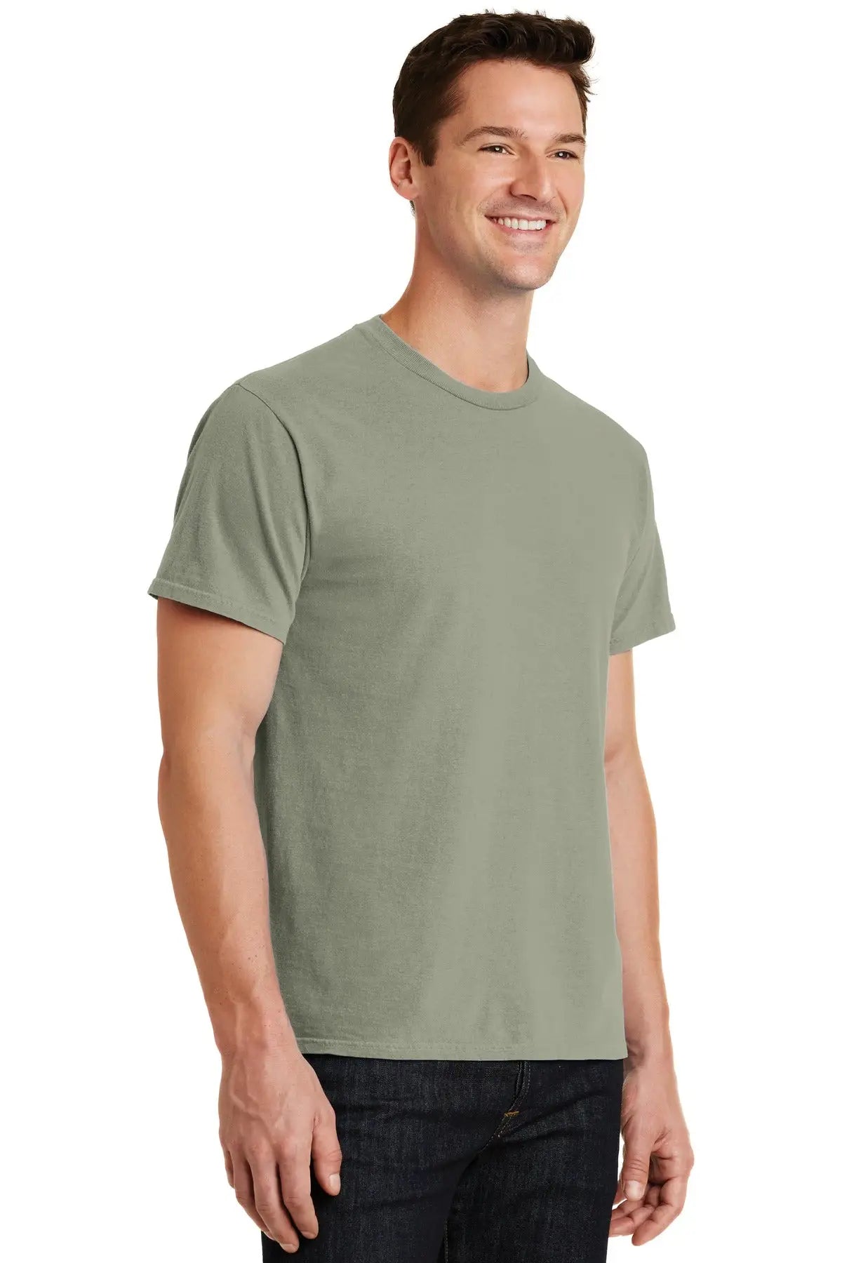 Port & Company Pc099 co Beach Wash Garment-dyed Tee - Walnut