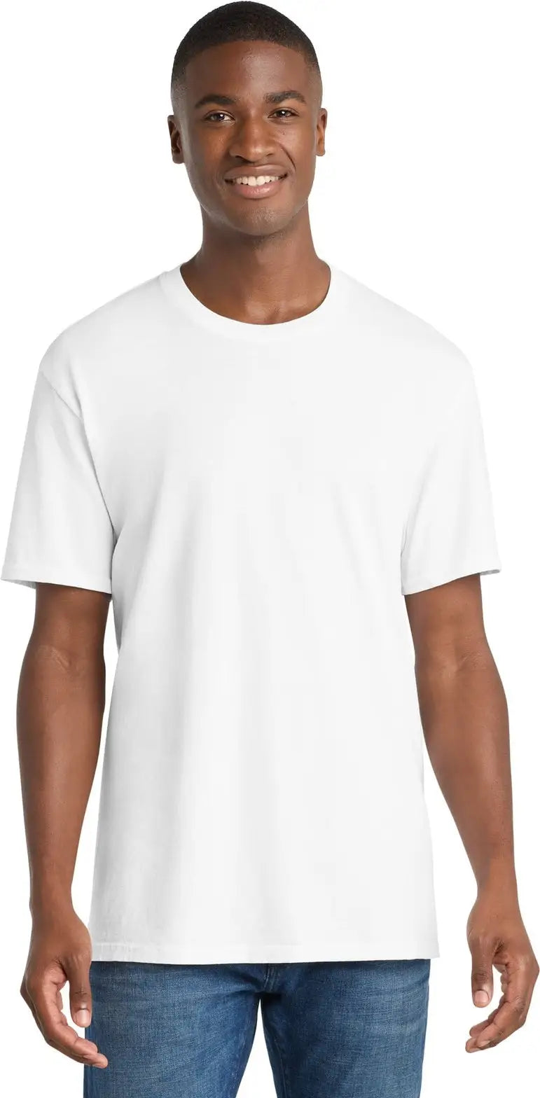 Port & Company Pc099 co Beach Wash Garment-dyed Tee - White