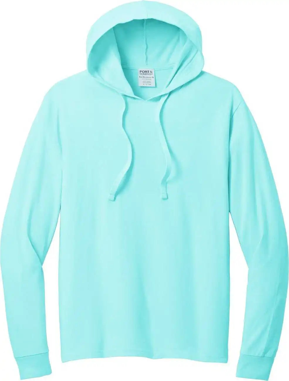 Port & Company Pc099h Beach Wash Garment-dyed Pullover Hooded Tee - Glacier