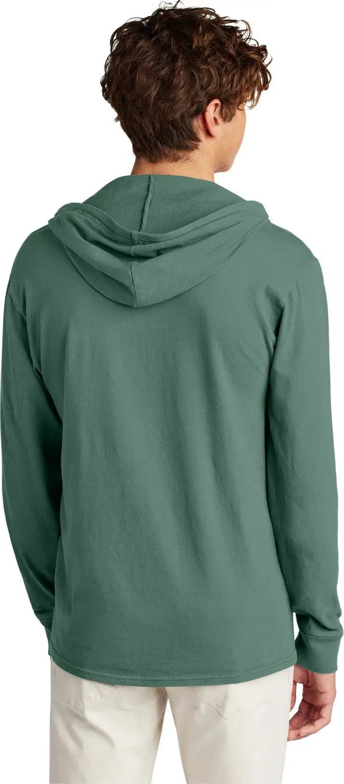 Port & Company Pc099h co Beach Wash Garment-dyed Pullover Hooded Tee - Nordic Green