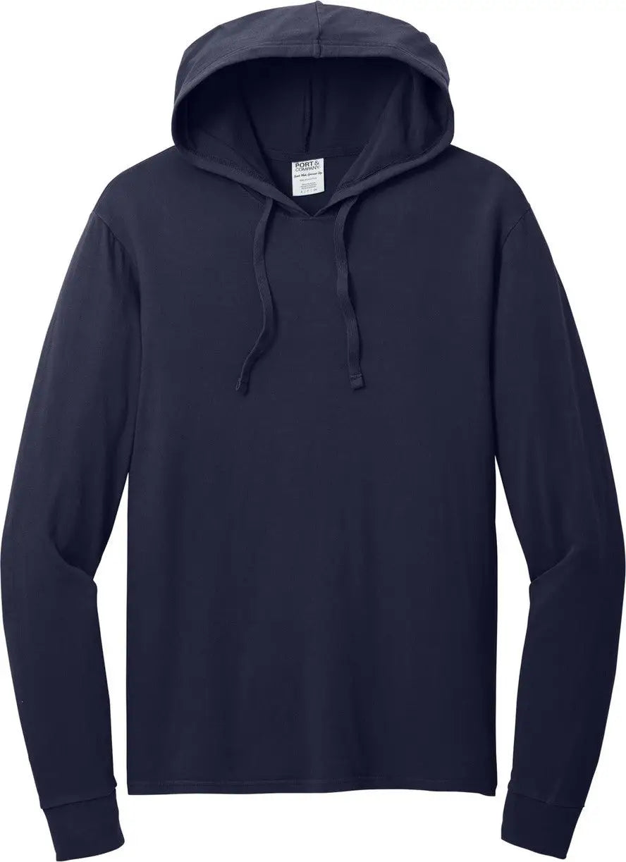 Port & Company Pc099h co Beach Wash Garment-dyed Pullover Hooded Tee - True Navy