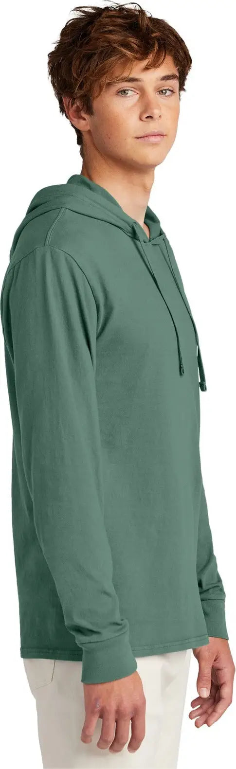 Port & Company Pc099h co Beach Wash Garment-dyed Pullover Hooded Tee - Nordic Green