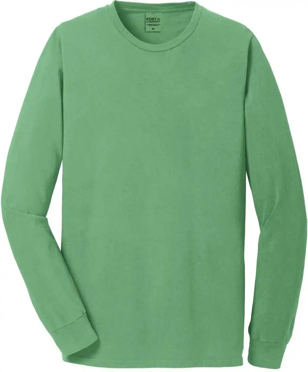 Port &amp; Company Pc099ls Beach Wash Garment-dyed Long Sleeve Tee - Safari