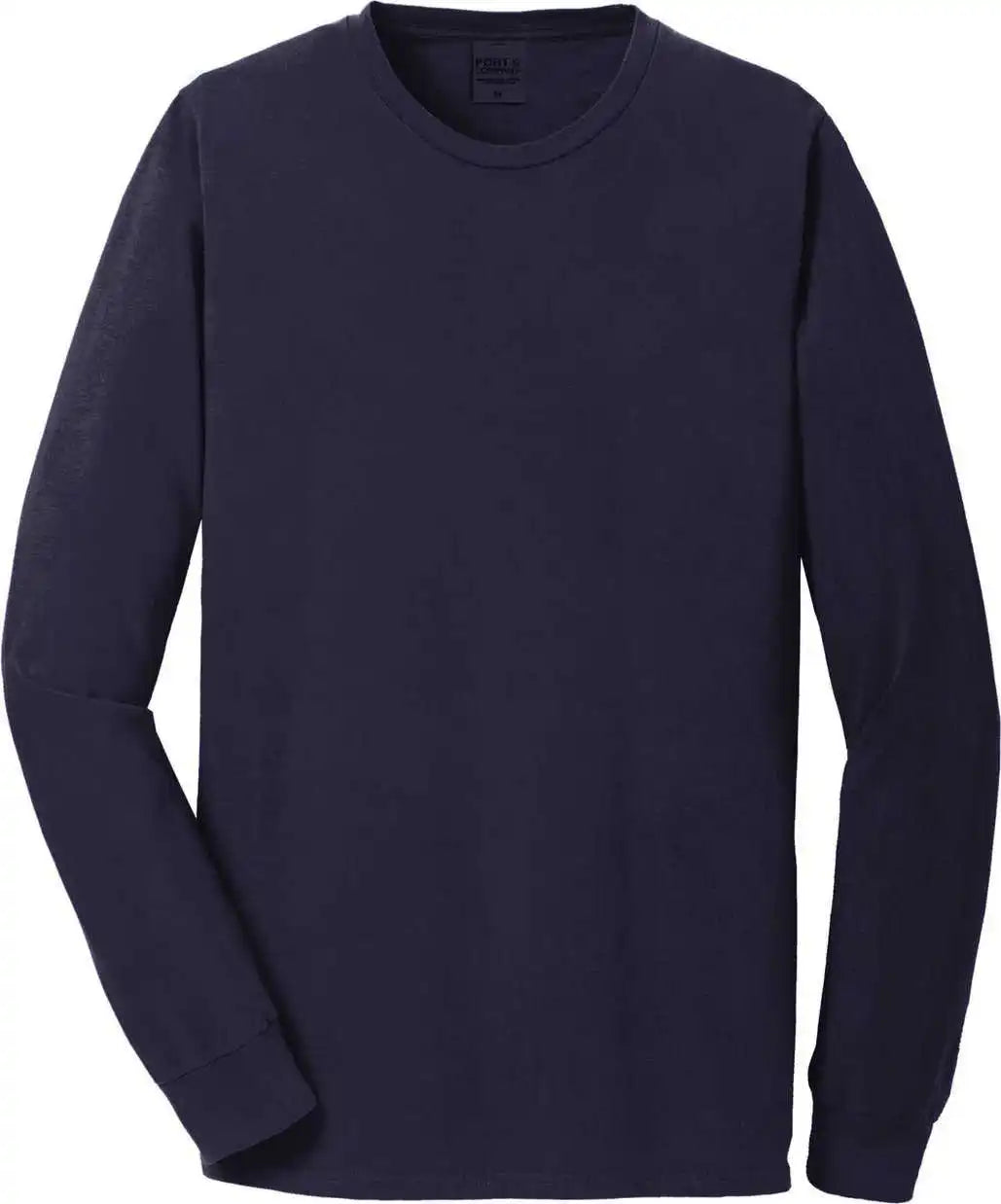 Port & Company Pc099ls Beach Wash Garment-dyed Long Sleeve Tee - True Navy