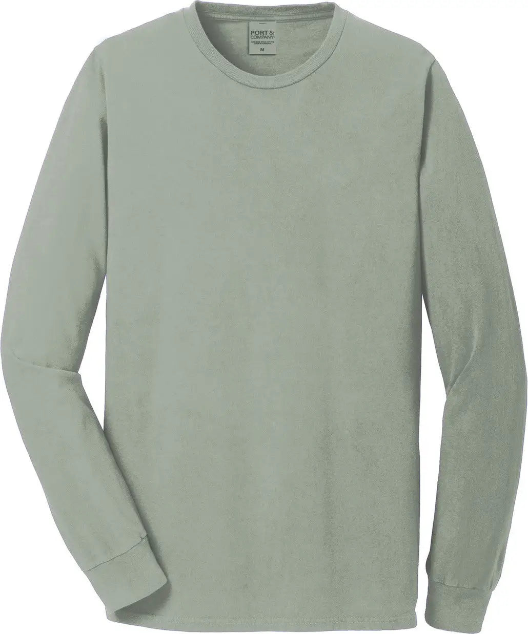 Port & Company Pc099ls co Beach Wash Garment-dyed Long Sleeve Tee - Dove Gray