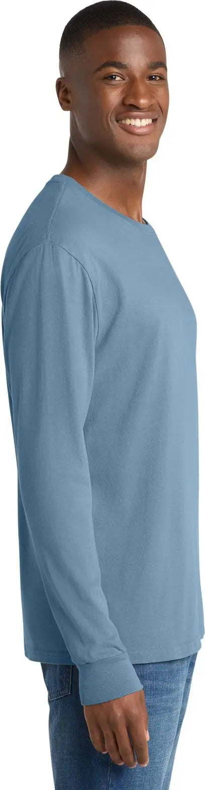 Port & Company Pc099ls co Beach Wash Garment-dyed Long Sleeve Tee - Mist