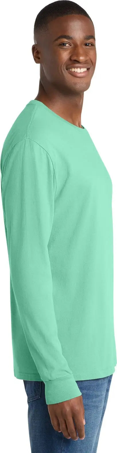 Port & Company Pc099ls co Beach Wash Garment-dyed Long Sleeve Tee - Jadeite