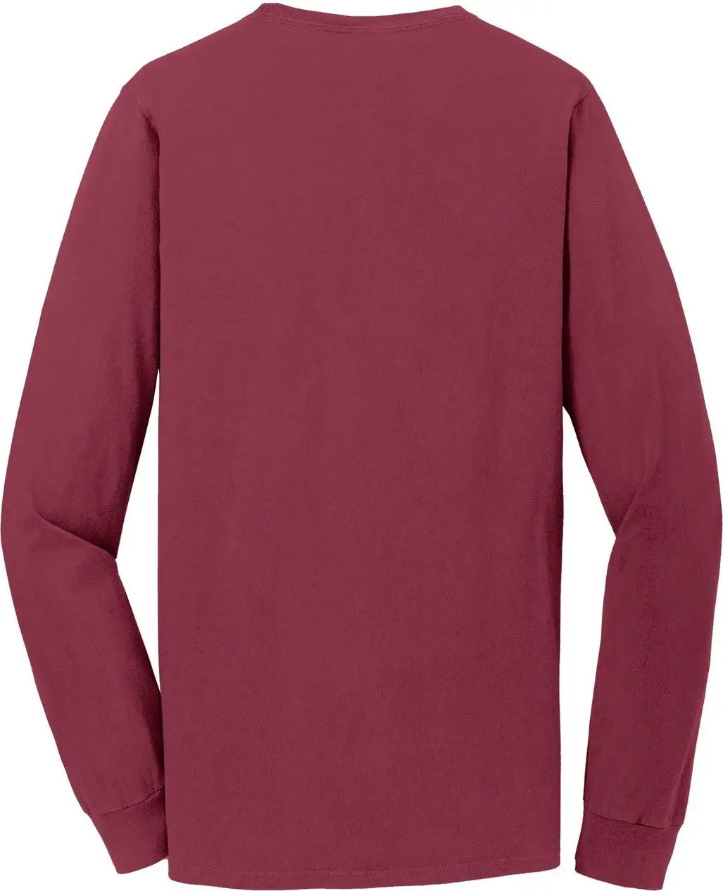 Port & Company Pc099ls co Beach Wash Garment-dyed Long Sleeve Tee - Merlot