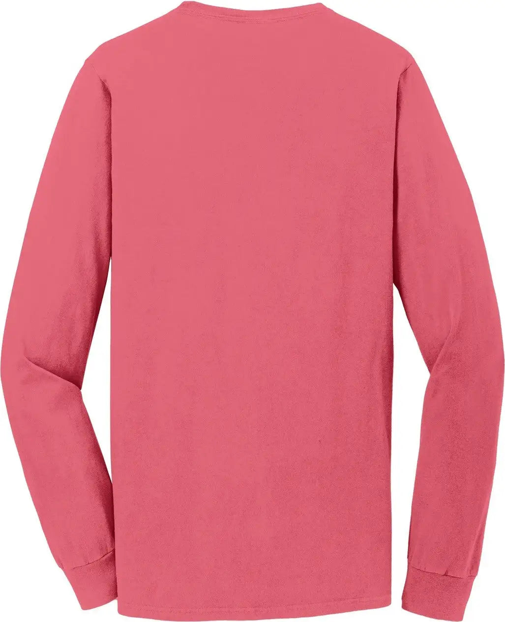Port & Company Pc099ls co Beach Wash Garment-dyed Long Sleeve Tee - Fruit Punch - Adult s