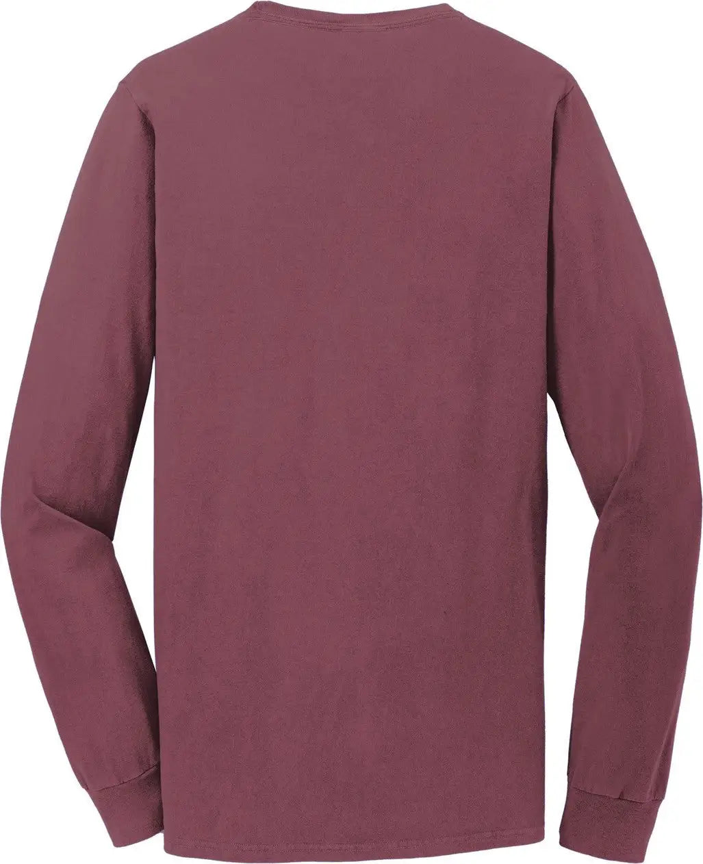 Port & Company Pc099ls co Beach Wash Garment-dyed Long Sleeve Tee - Wineberry