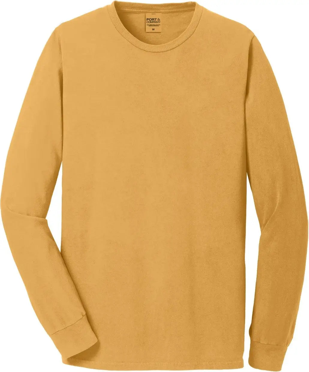 Port & Company Pc099ls co Beach Wash Garment-dyed Long Sleeve Tee - Dijon