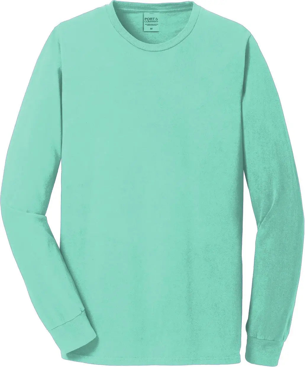 Port & Company Pc099ls co Beach Wash Garment-dyed Long Sleeve Tee - Cool Mint