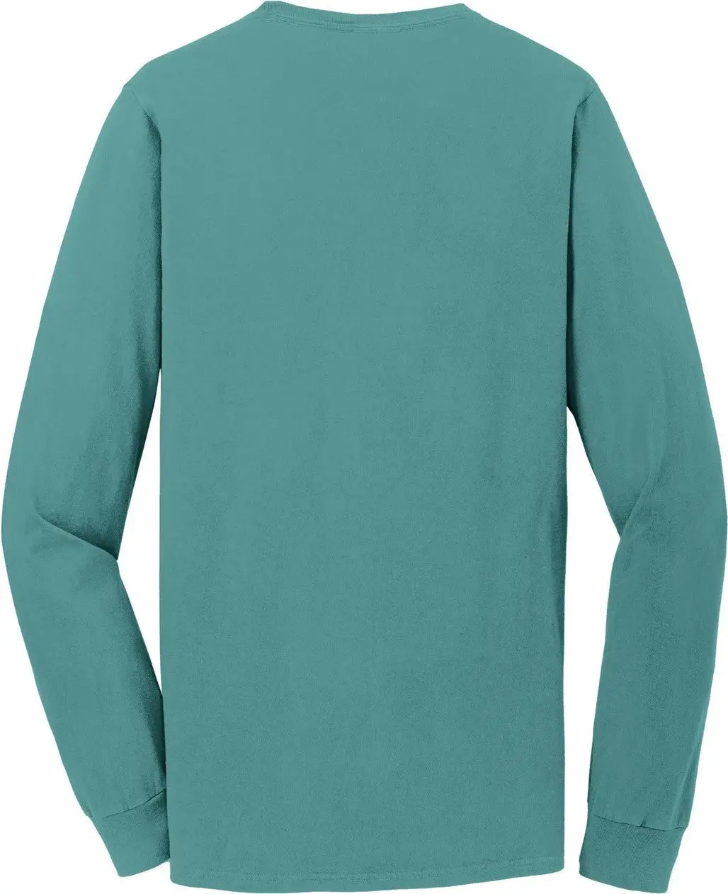 Port & Company Pc099ls co Beach Wash Garment-dyed Long Sleeve Tee - Peacock