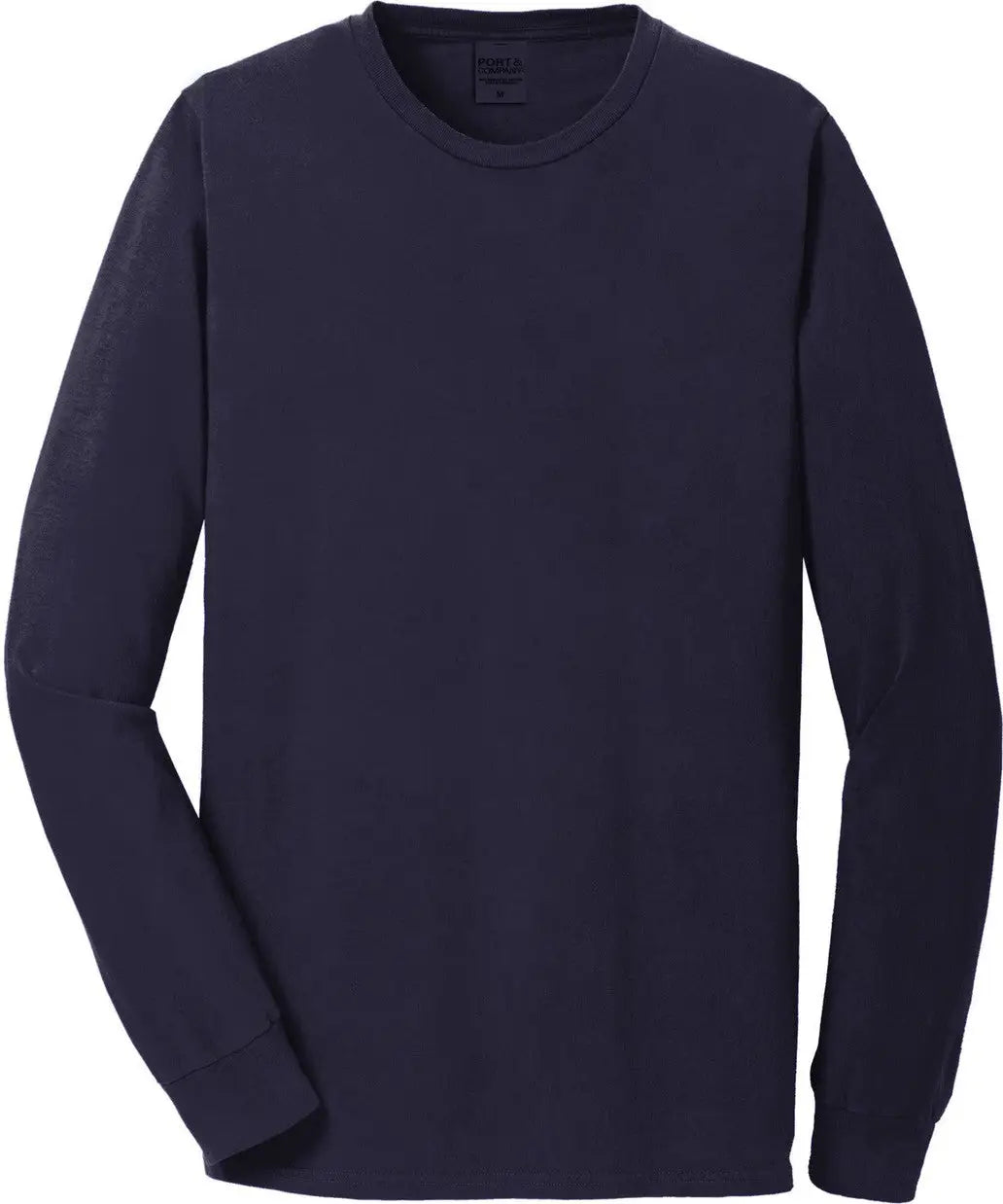Port & Company Pc099ls co Beach Wash Garment-dyed Long Sleeve Tee - True Navy