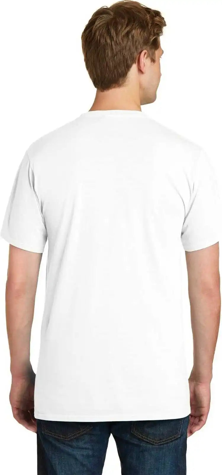 Port & Company Pc099p Beach Wash Garment-dyed Pocket Tee - White