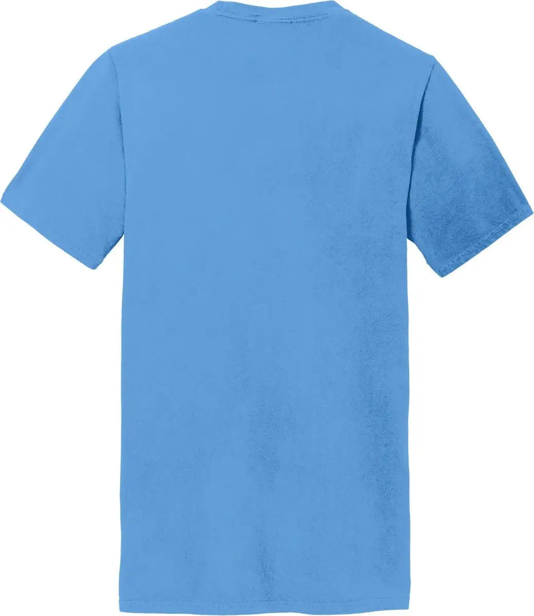 Port & Company Pc099p co Beach Wash Garment-dyed Pocket Tee - Blue Moon