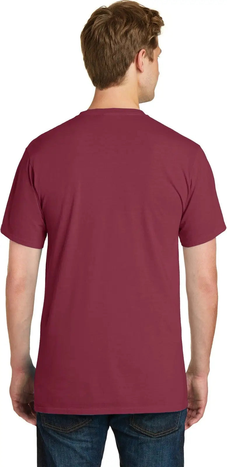 Port & Company Pc099p co Beach Wash Garment-dyed Pocket Tee - Merlot