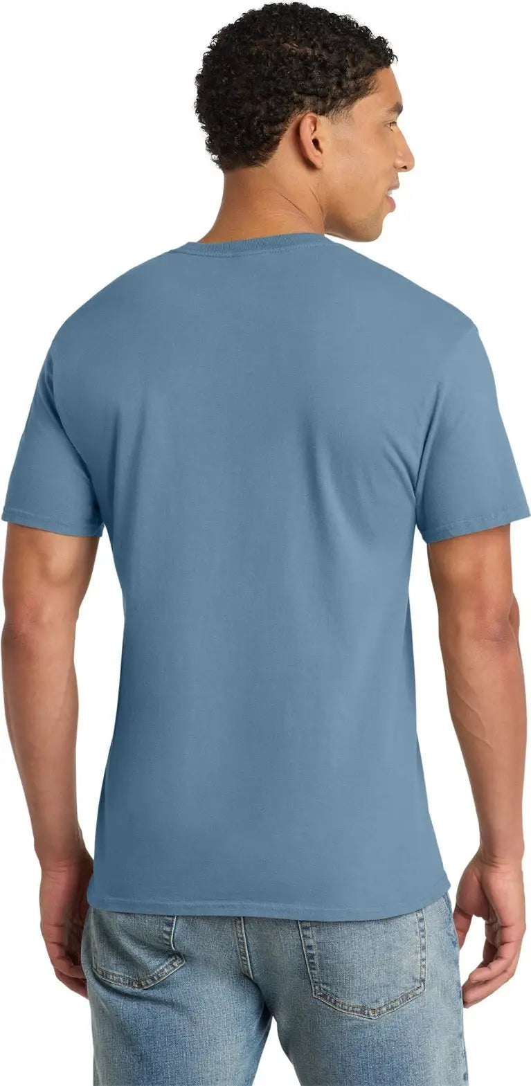 Port & Company Pc099p co Beach Wash Garment-dyed Pocket Tee - Mist
