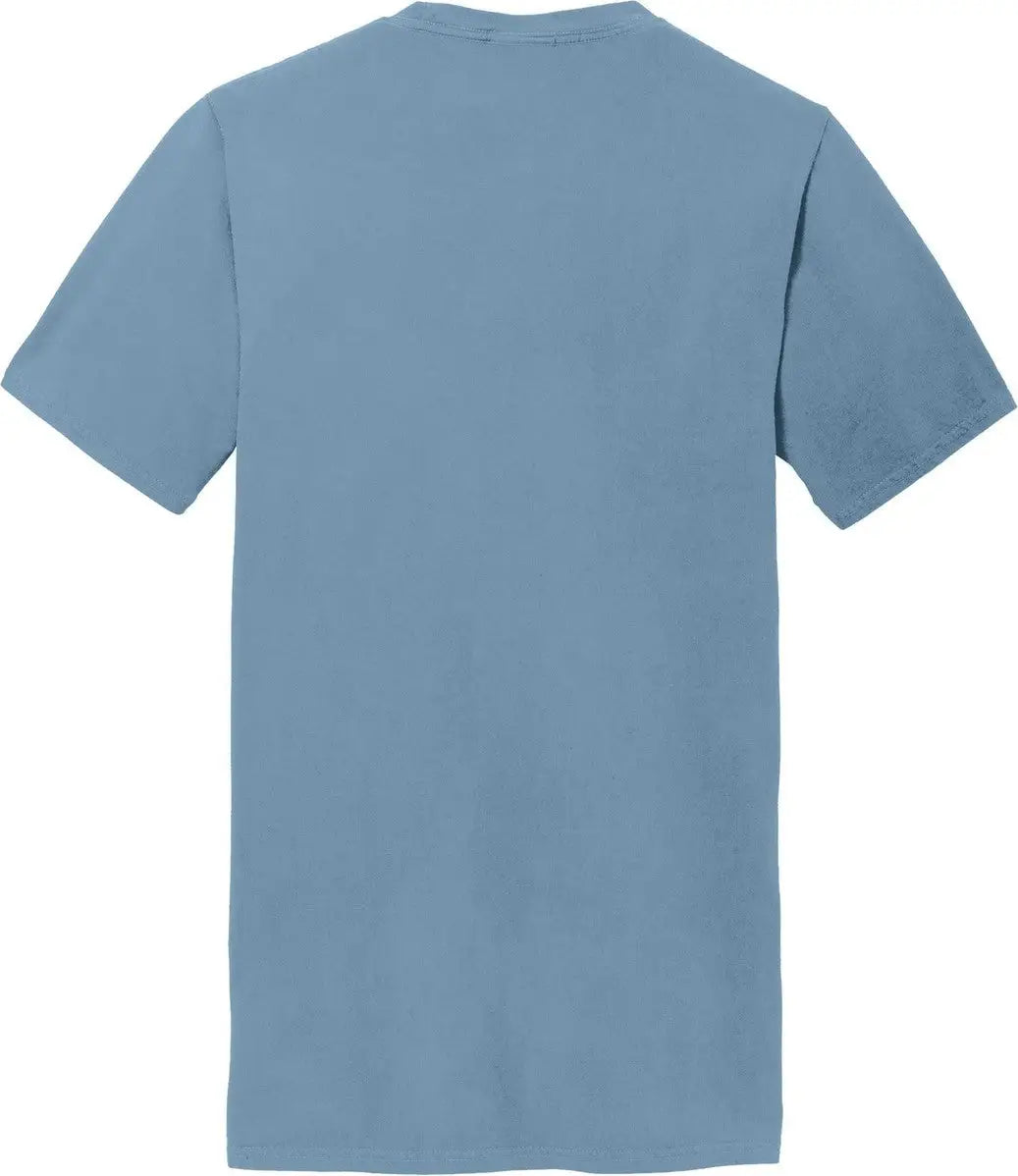 Port & Company Pc099p co Beach Wash Garment-dyed Pocket Tee - Mist