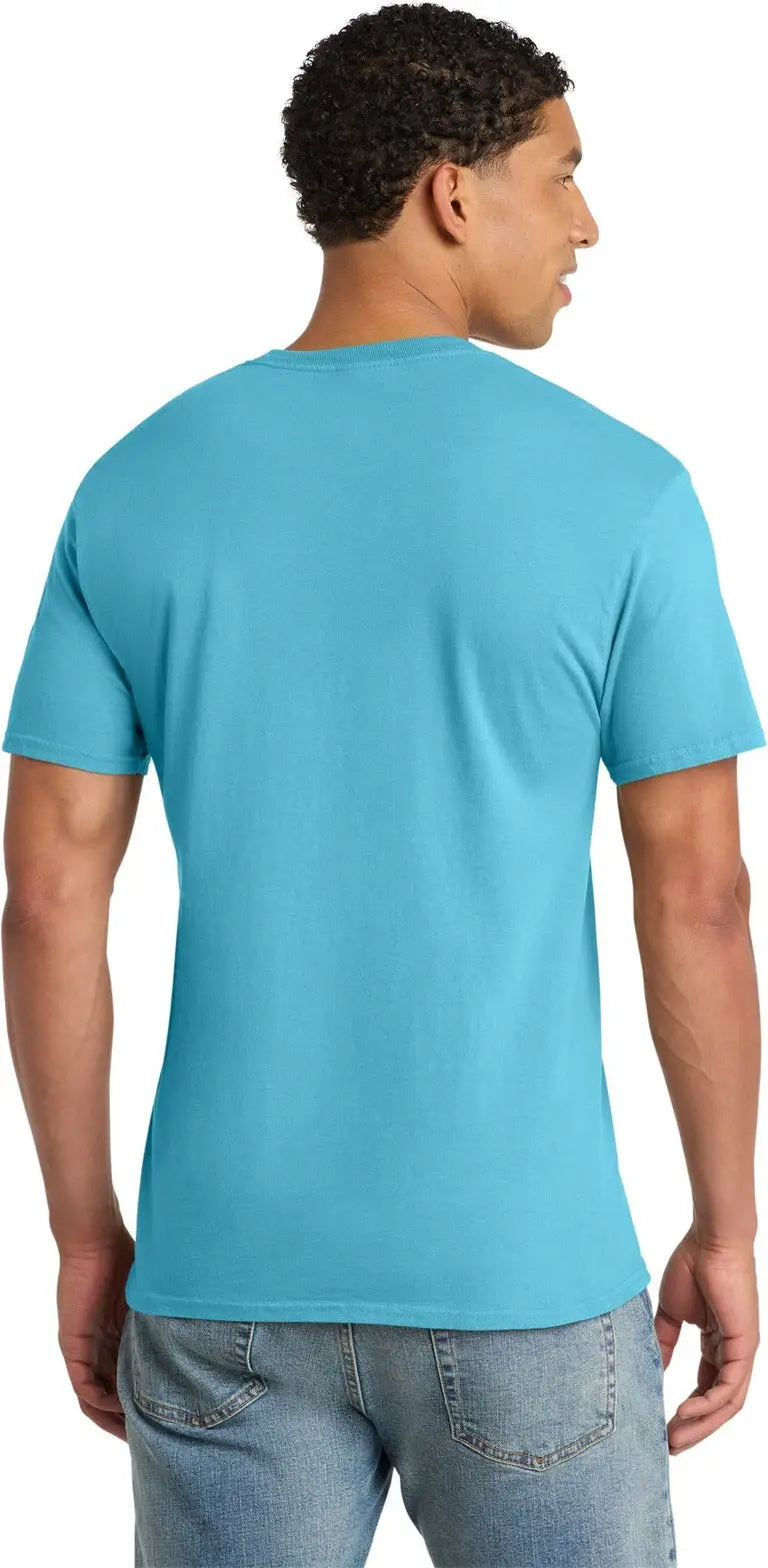 Port & Company Pc099p co Beach Wash Garment-dyed Pocket Tee - Tidal Wave