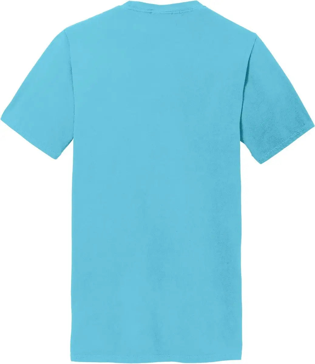 Port & Company Pc099p co Beach Wash Garment-dyed Pocket Tee - Tidal Wave