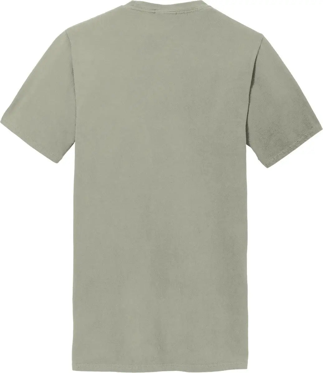 Port & Company Pc099p co Beach Wash Garment-dyed Pocket Tee - Walnut