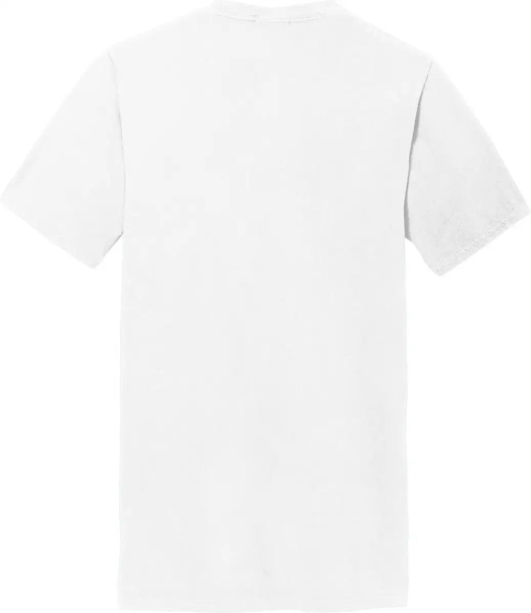 Port & Company Pc099p co Beach Wash Garment-dyed Pocket Tee - White