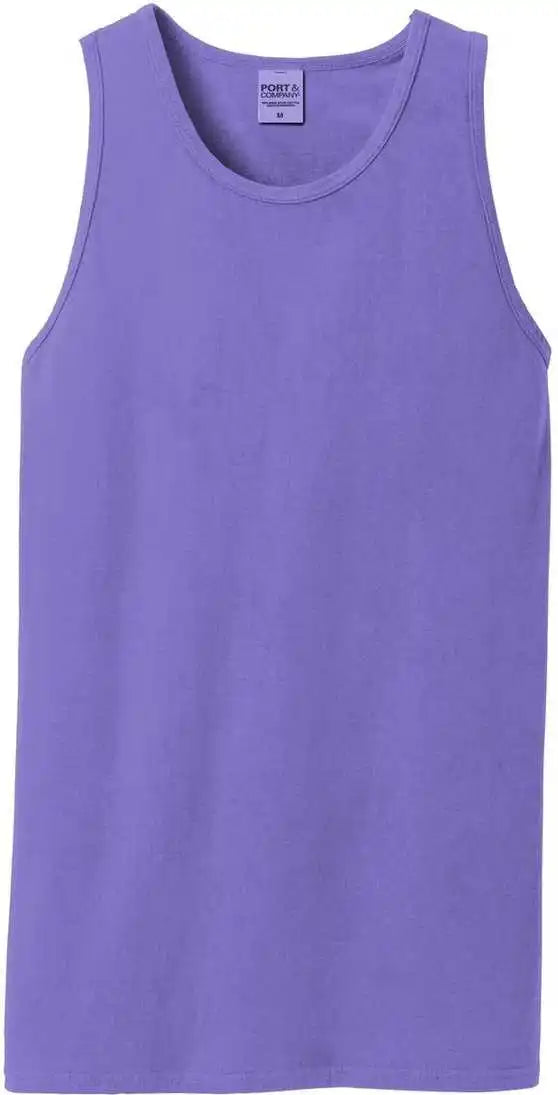 Port &amp; Company Pc099tt Beach Wash Garment Dyed Tank Amethyst