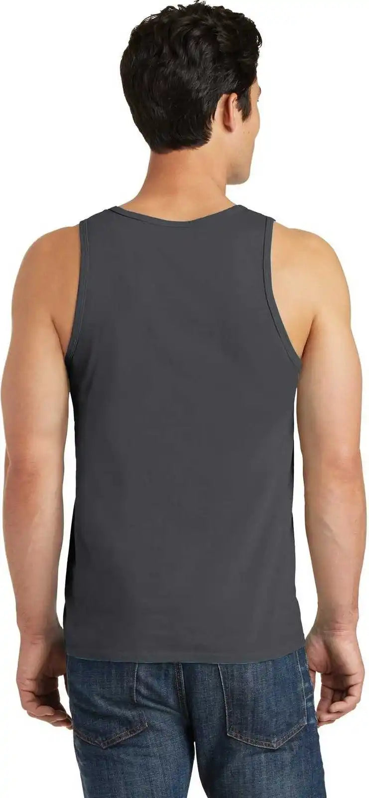 Port &amp; Company Pc099tt Beach Wash Garment Dyed Tank Coal